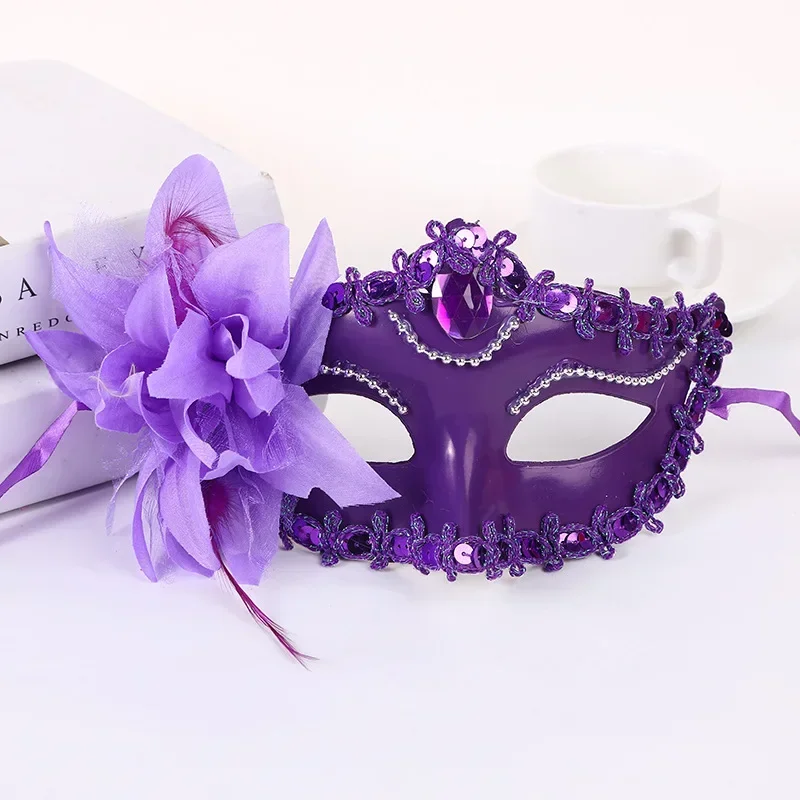 Respirator Half Face - 1 szt. Halloweenowa Księżniczka Półmaska Bal