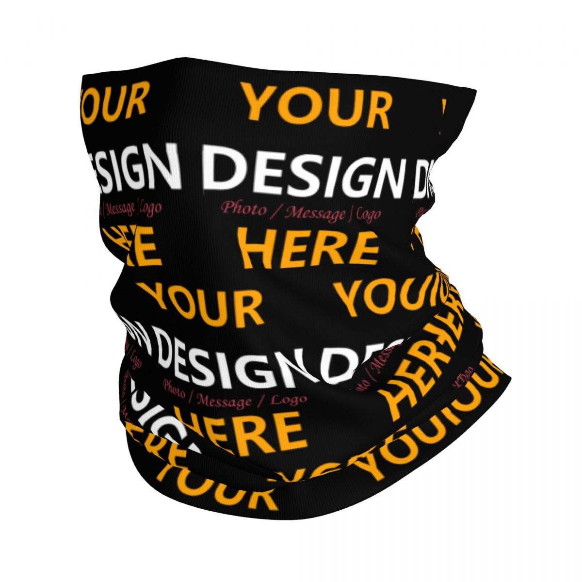 Neck Gaiter Face Cover - Spersonalizuj swój wzór tutaj Bandana Komin