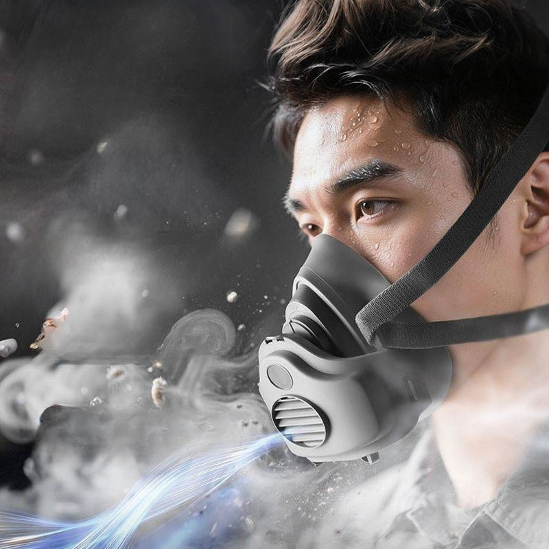 Kn95 Respirator Mask - Maska przeciwpyłowa z gumową osłoną i