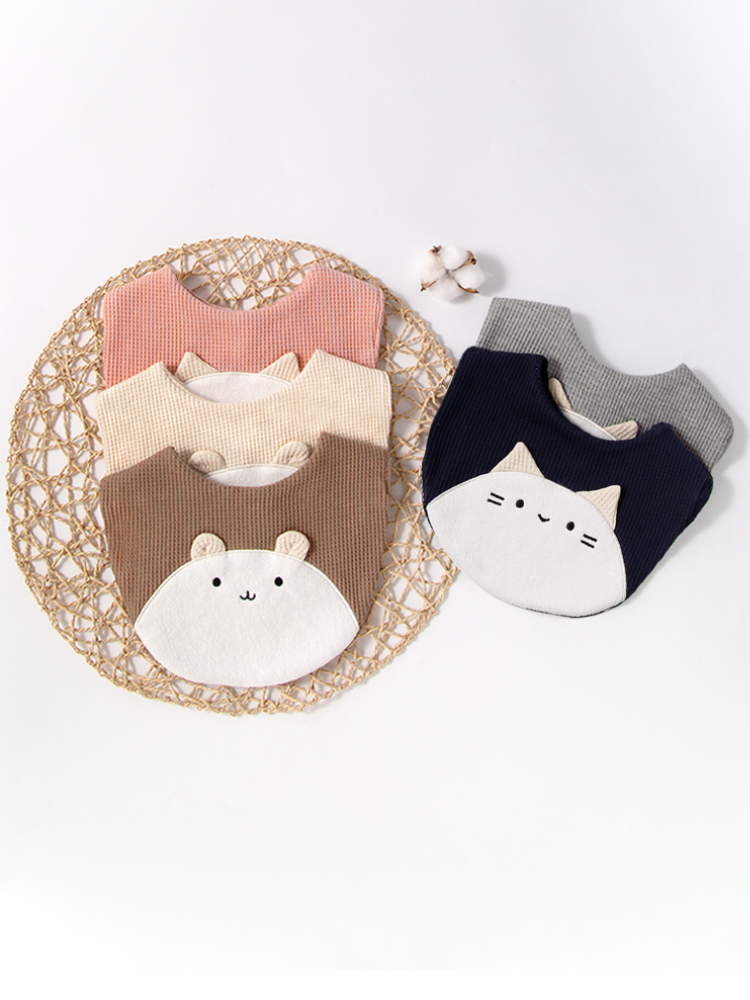 Kids Face Mask - 2 sztuki śliniaczek kotek miś dziecko