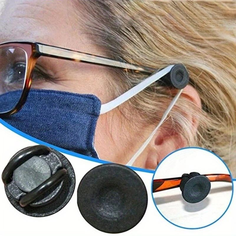 Mask Ear Saver Strap - 2 zestawy regulowanych silikonowych haczyków na