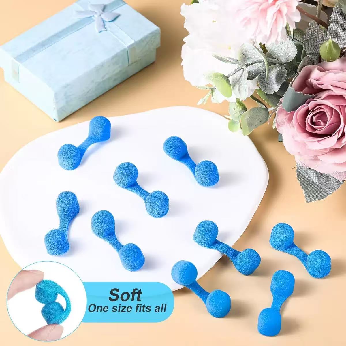 Niebieskie Jednorazowe Gąbkowe – Disposable Mask Blue recenzja i cena