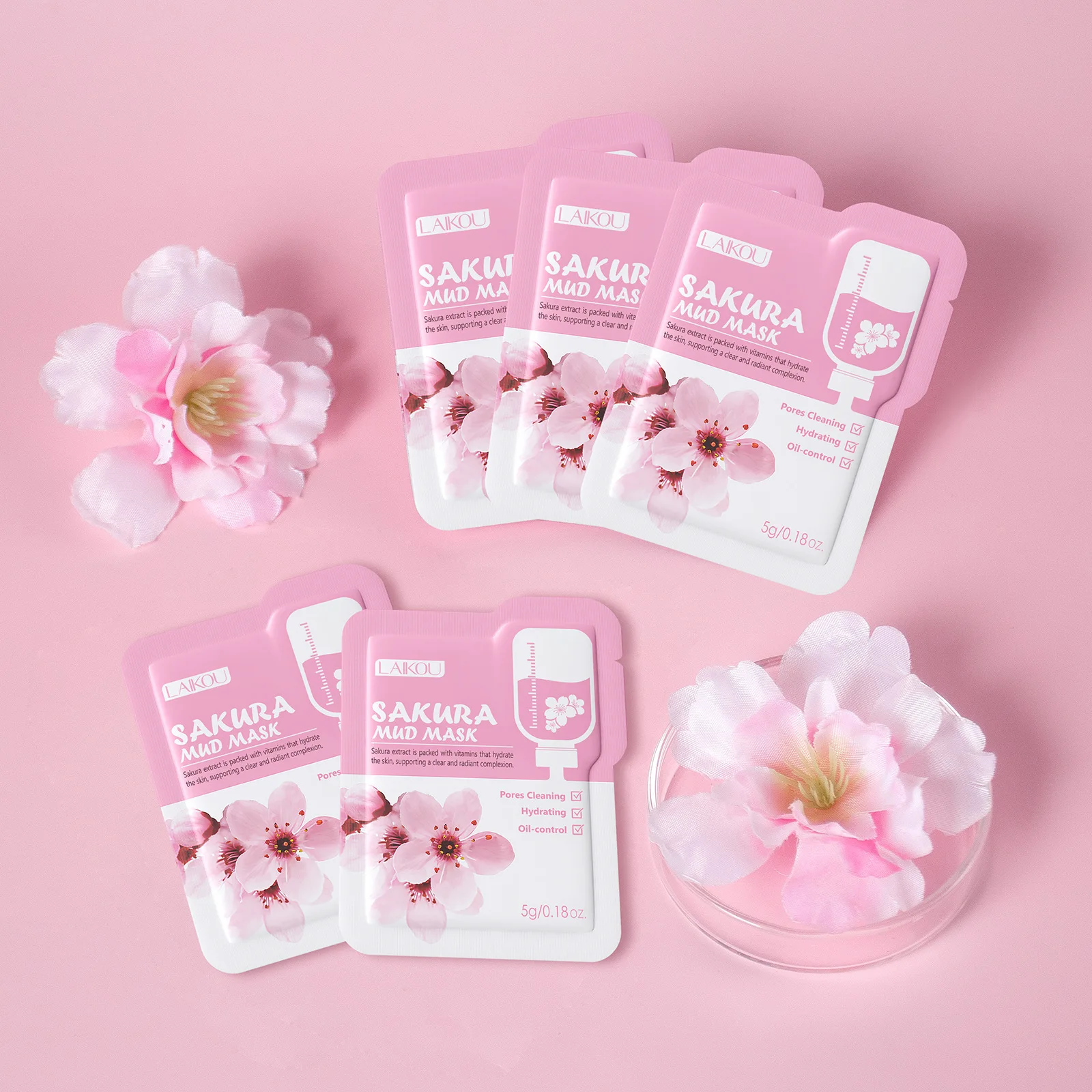 Laikou Sakura Clay Mask Trial  – Dust Mask Construction recenzja i cena