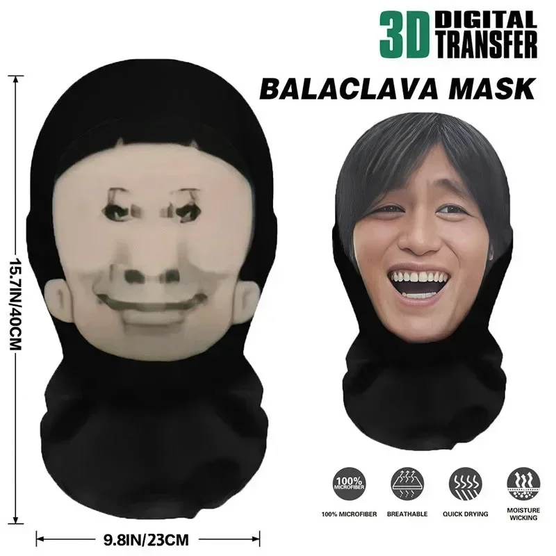 3D CR7 Messi bezszwowa maska ​ – Kids Face Mask recenzja i cena