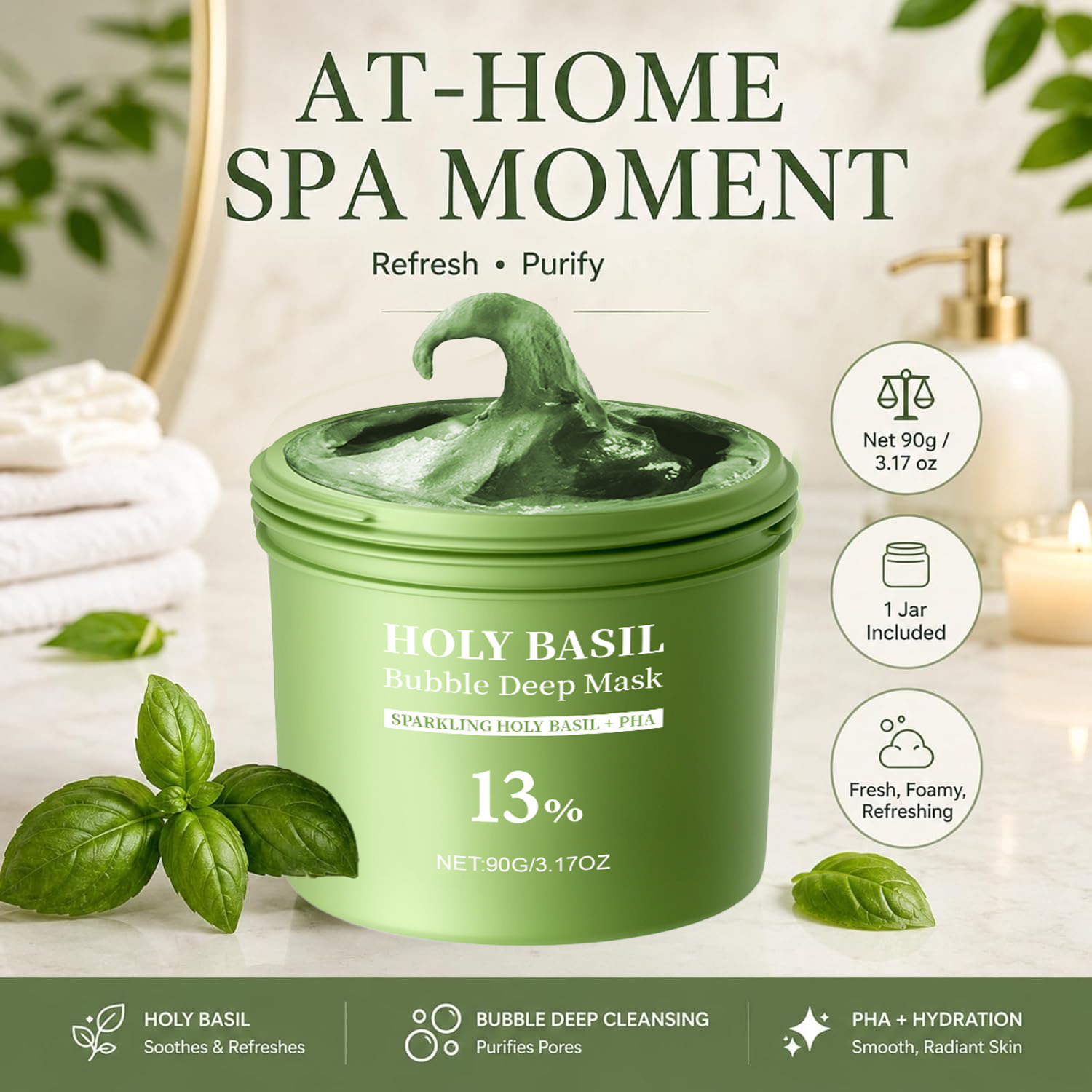Maska do twarzy Holy Basil Bub – Dust Mask Construction recenzja i cena