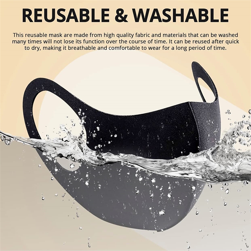 5/10 SZTUK Modna Jednolita Mas – Cloth Face Mask Washable recenzja i cena