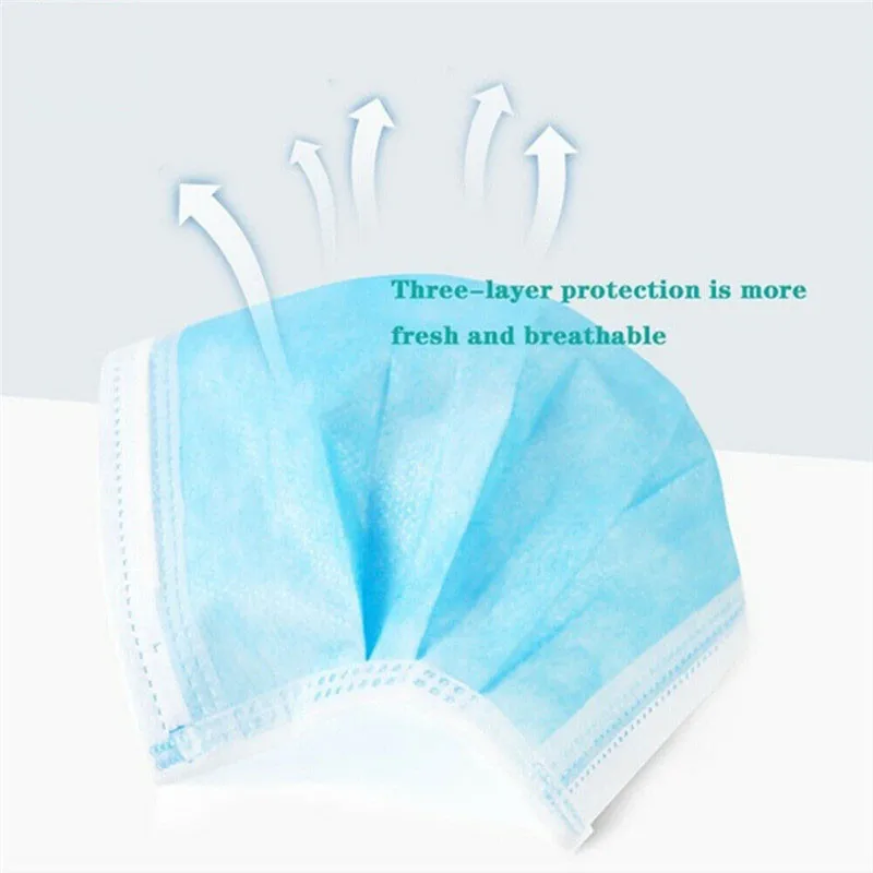 3-warstwowa jednorazowa maska  – Disposable Mask Blue recenzja i cena